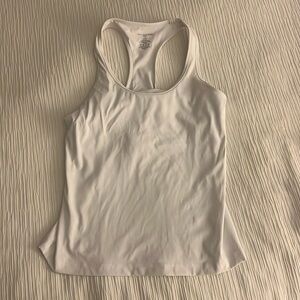 Bandier All Access White Racerback Tank